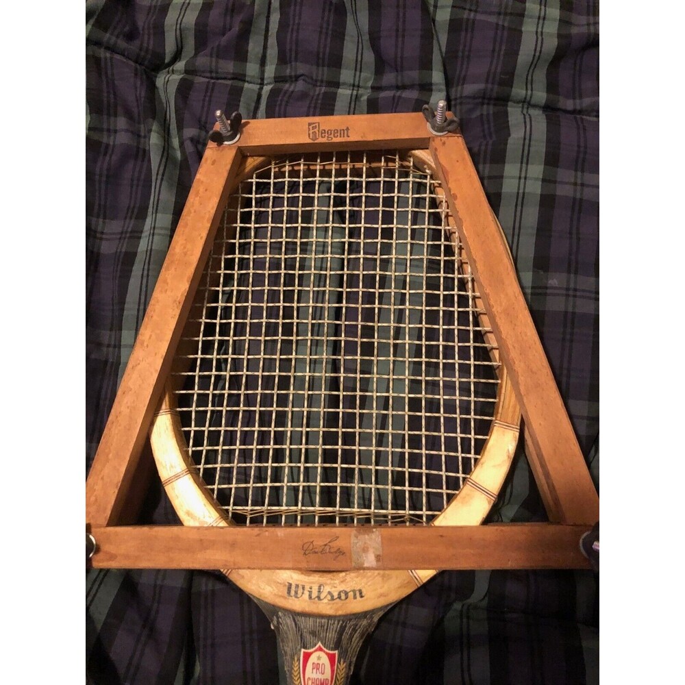 Vintage Wilson Tennis Raquet 4 5/8 Very‎ Good Condition with Raquet Protector
